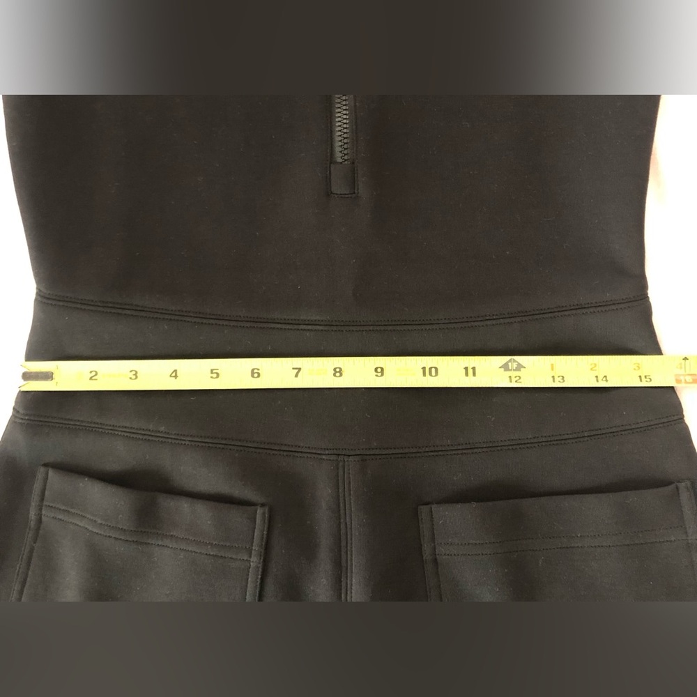 Moncler Shift Dress Size Medium Black - Picture 10 of 10
